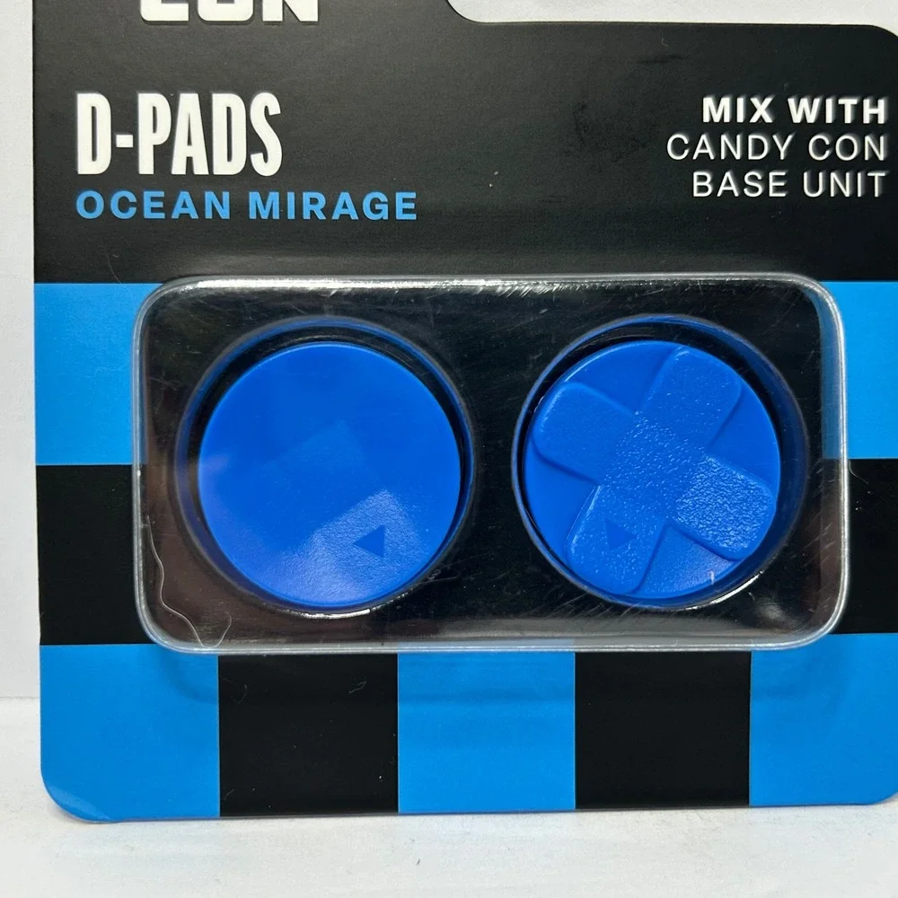 Candy Con D-Pads Ocean Mirage Blue Controller Accessories 2-Pack NEW